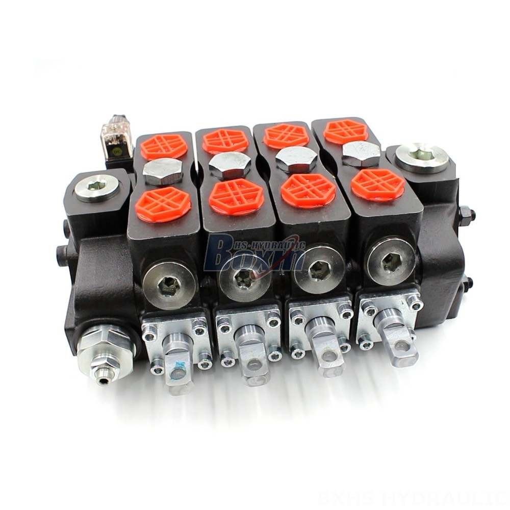 SD8-Electric unloading valve Manual 4 Spool Sectional Directional Valve | Private Label main image